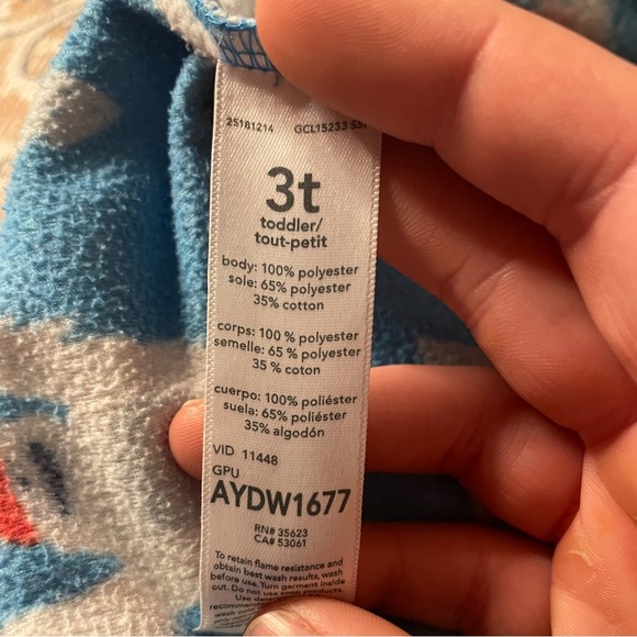 Carter’s 3t Toddler Boy or Girl Footie Pajama’s - Picture 6 of 6